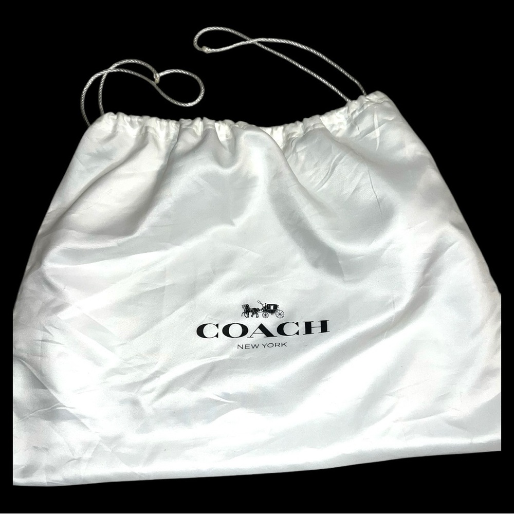 Coach White Dust Bag new!